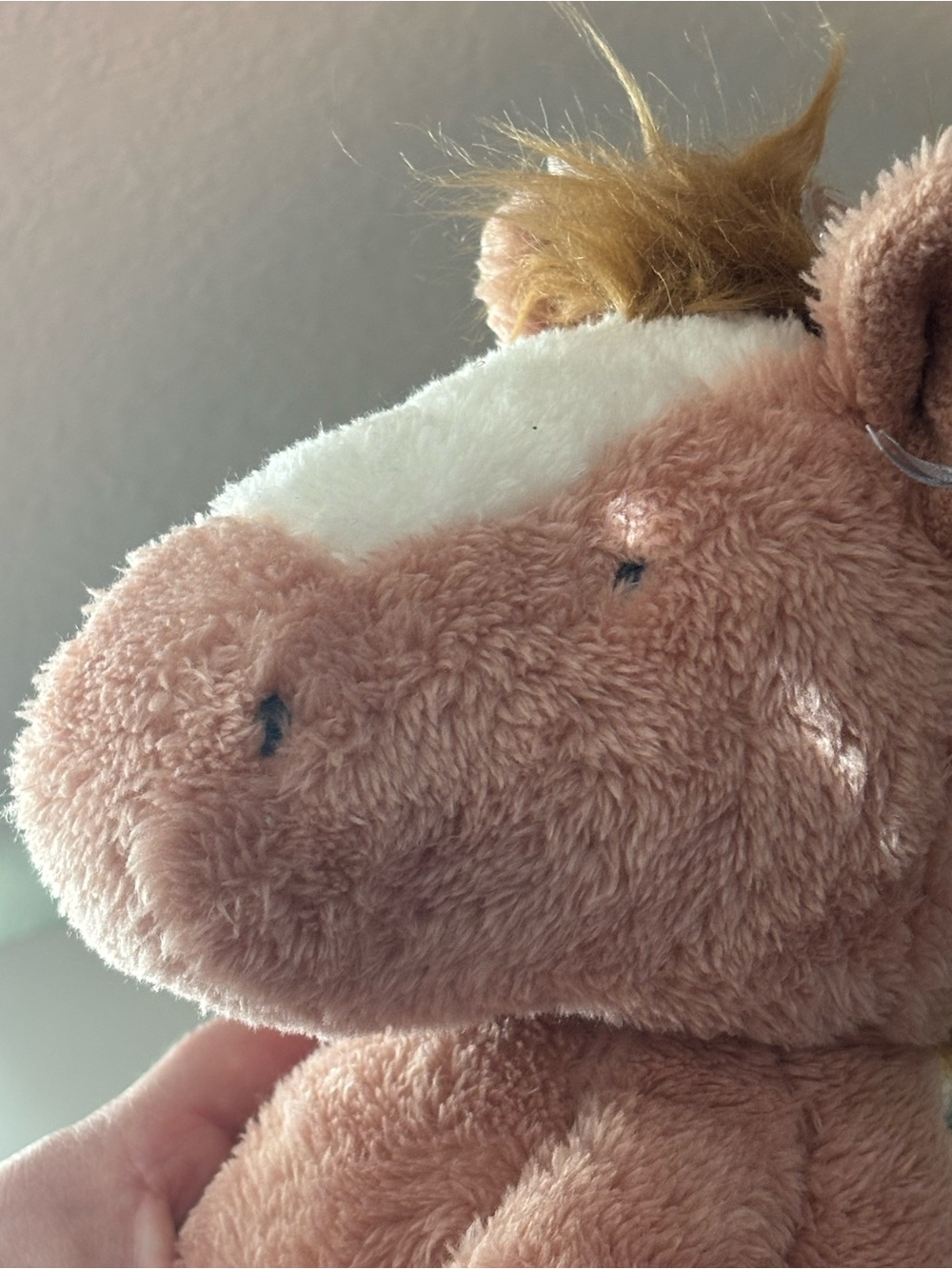 cloud island Plush Brown Horse with White Face Patch - Picture 4 of 6